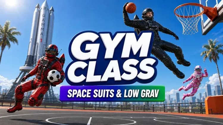 Gym Class: костюмы космонавтов и низкая гравитация в новом обновлении