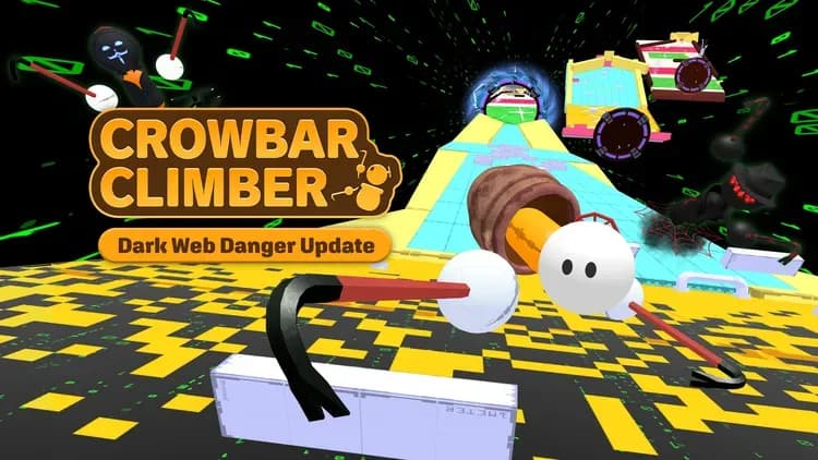 Crowbar Climber: неоновый апдейт — «Матрица-гора» и киберскины