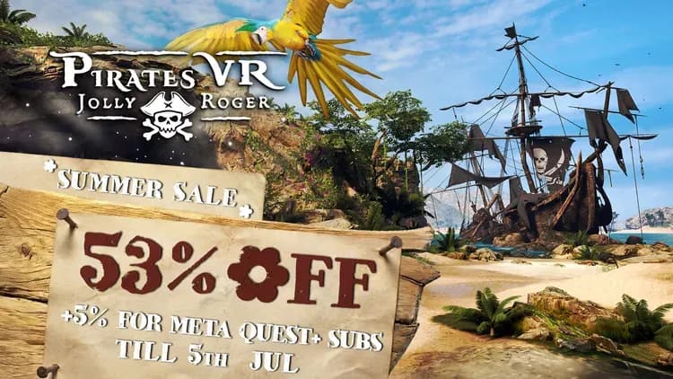 Пираты VR: Jolly Roger со скидкой 53% — окунись в приключение