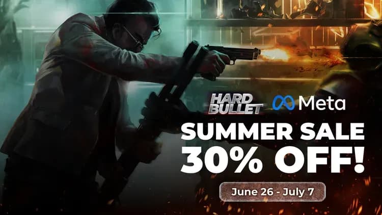 Скидка 30% на HARD BULLET на летней распродаже