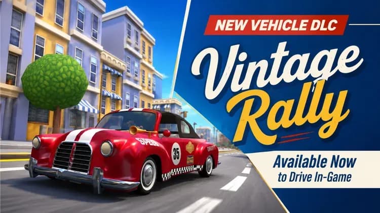 Vintage Rally DLC для Taxi Driver VR уже доступен