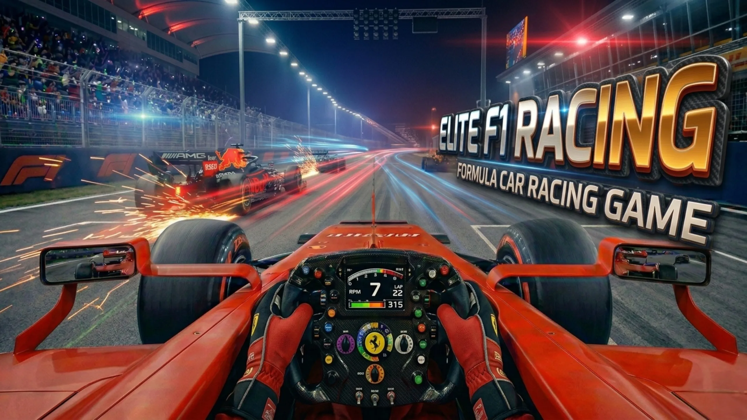 О товаре Elite F1 Racing -Formula Car Racing Game