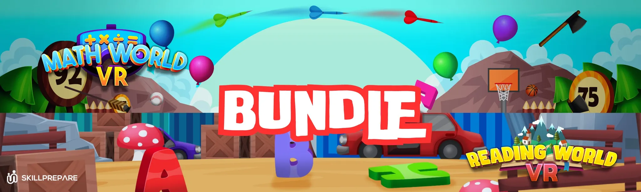 О товаре Math & Reading World VR Bundle