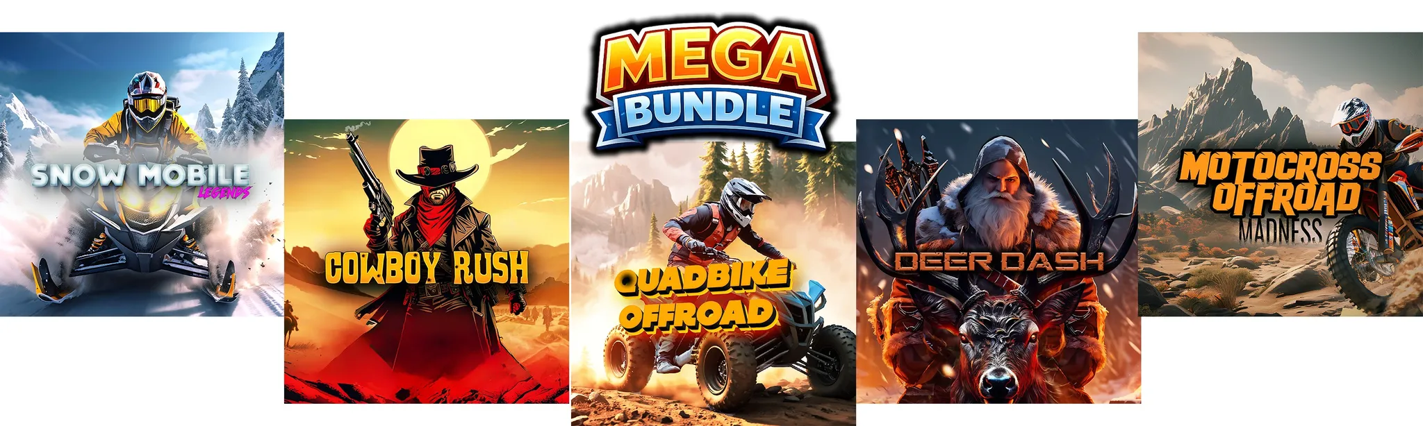 О товаре 5 Games Mega Bundle