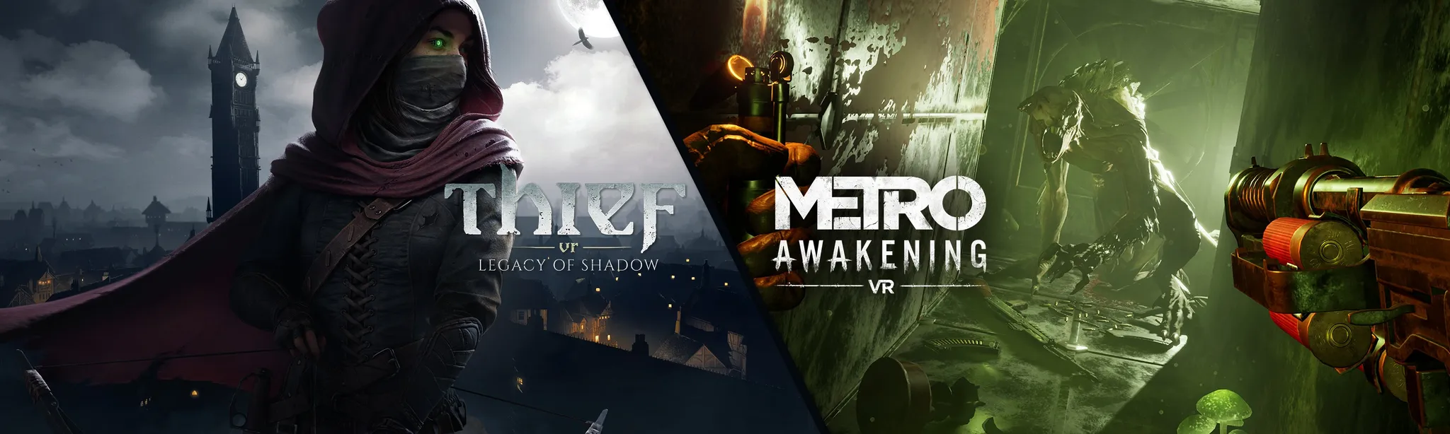 О товаре Thief VR: Legacy of Shadow + Metro Awakening Bundle