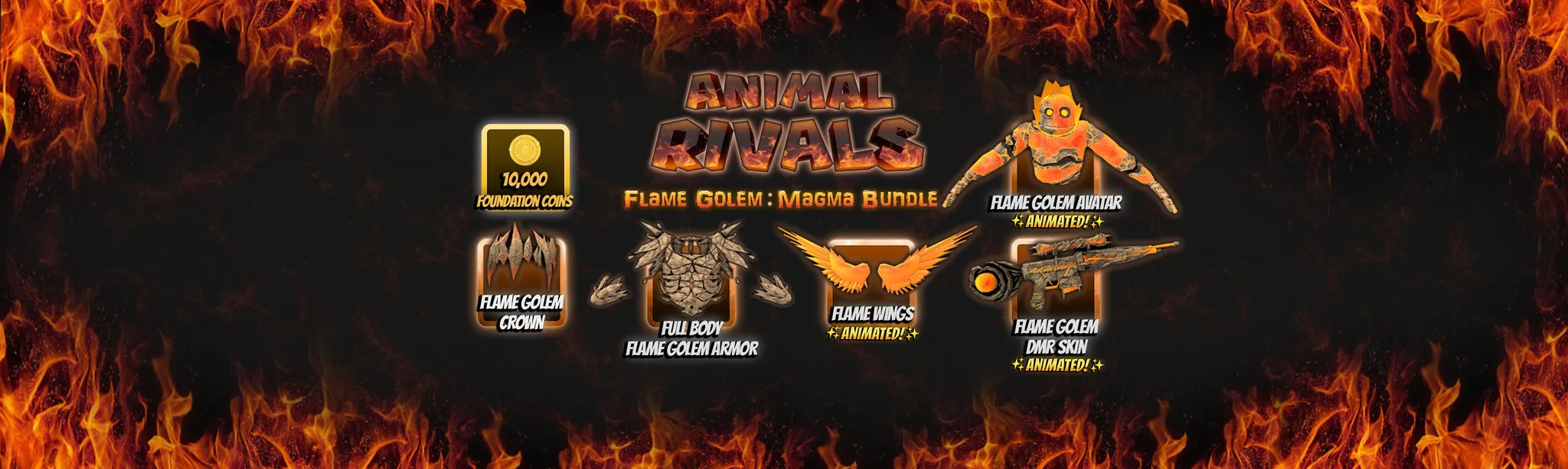 Flame Golem: Magma Bundle