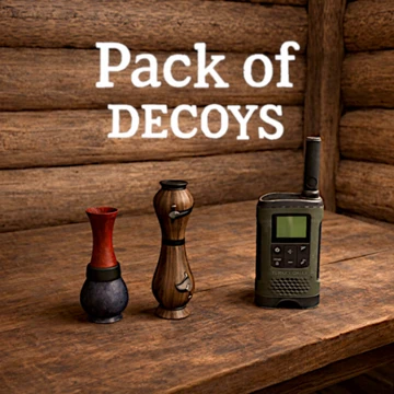 Pack of three Bird Calls