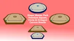 Shape Master Pack – Premium Square, Circle & Octagon Carrom Boards