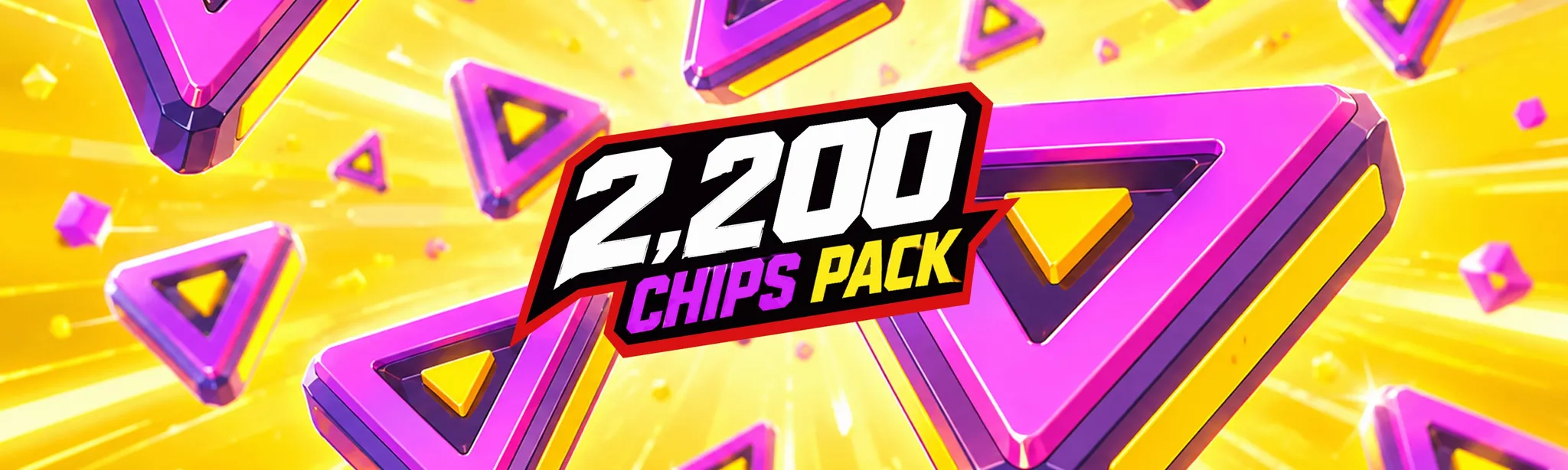 2,200 CHIPS PACK