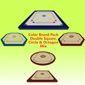Color Board Pack – Double Square, Circle & Octagon Mix