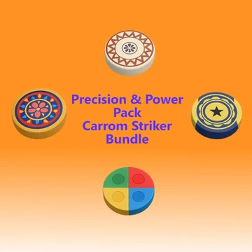Precision & Power Pack – Carrom Striker Bundle